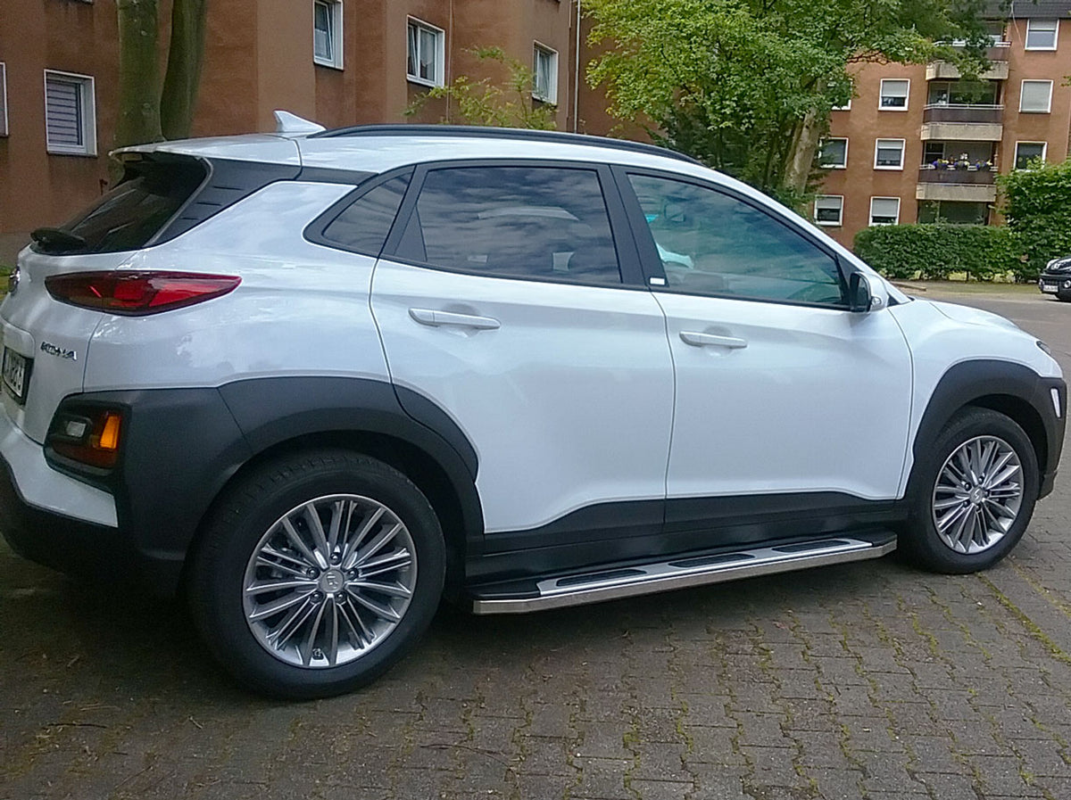 Hyundai Kona ab Bj. 18 Trittbretter "Suburban" - Direct 4x4 Autozubehör