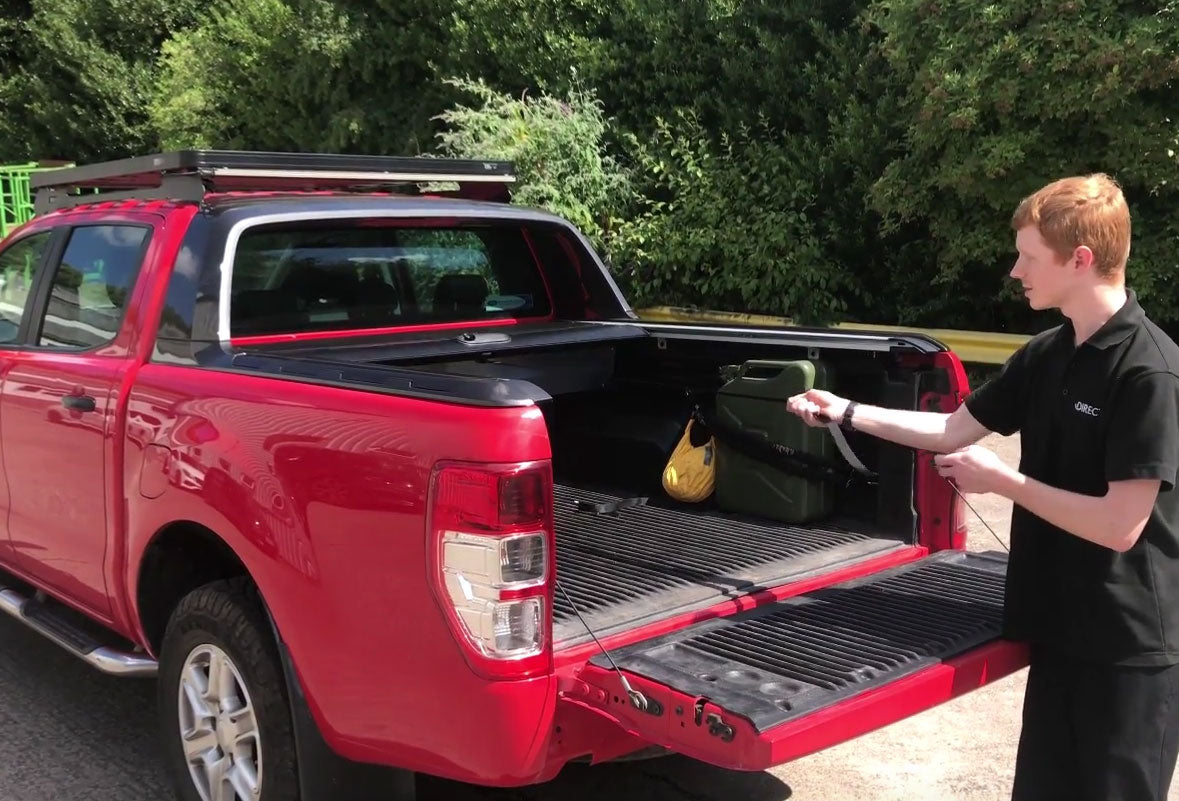 Ford Ranger Double Cab Bj. 12-15 Hardtop Abdeckung "Roll N Lock" - Direct 4x4 Autozubehör