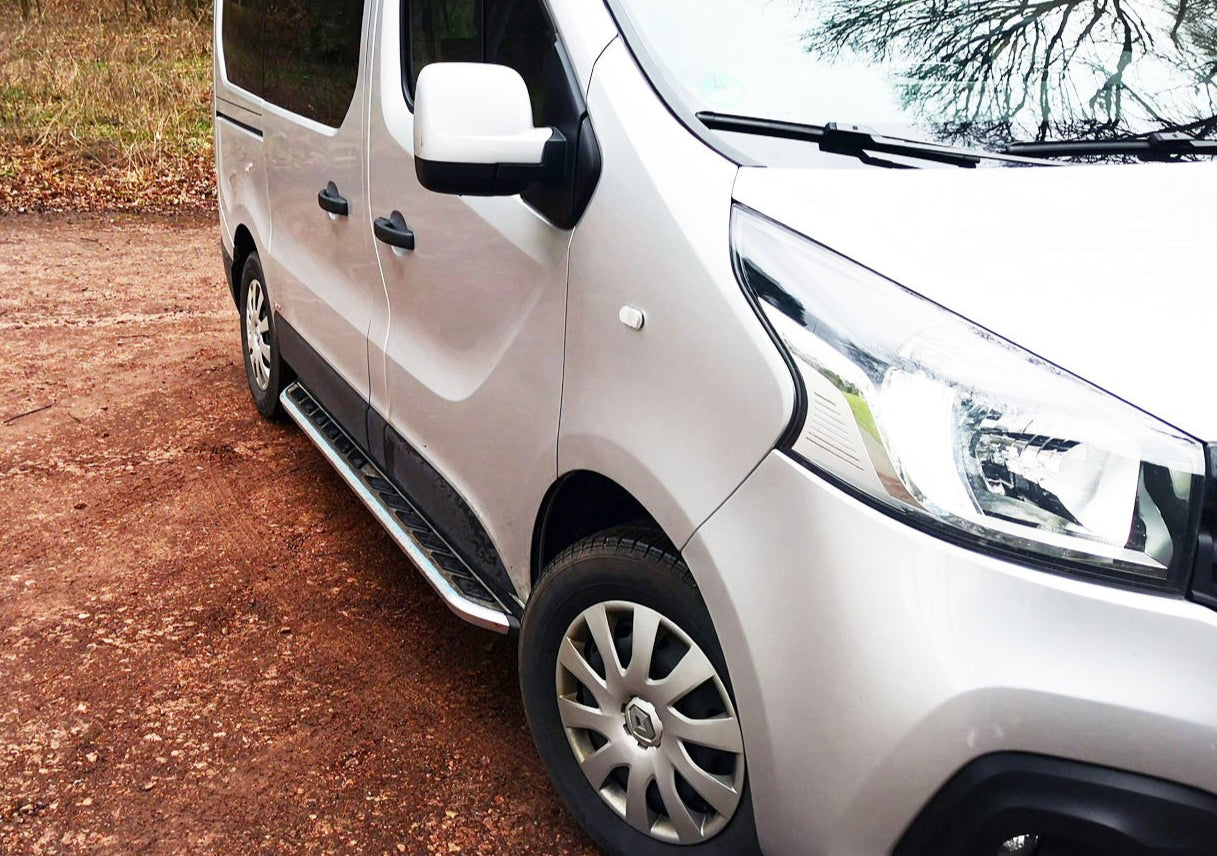 Opel Vivaro B KurzerRS Bj. 14-19 Trittbretter "Monsoon" - Direct 4x4 Autozubehör