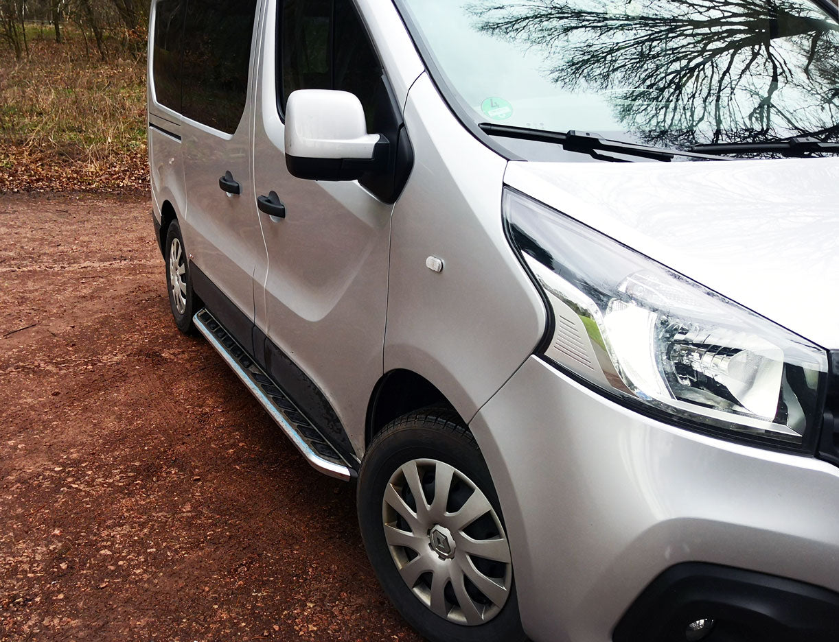 Renault Trafic KurzerRS ab Bj. 14 Trittbretter "Monsoon" - Direct 4x4 Autozubehör