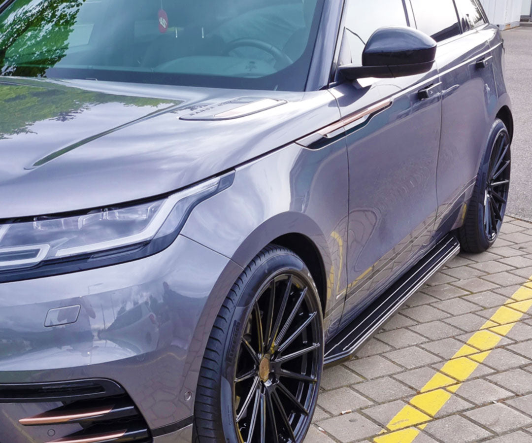 Range Rover Velar ab Bj. 17 Trittbretter "Raptor Schwarz" - Direct 4x4 Autozubehör