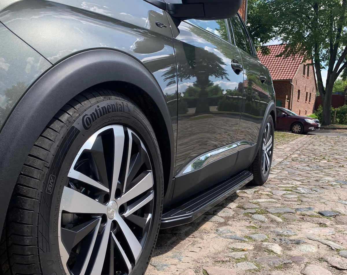 Peugeot 3008 ab Bj. 17 Trittbretter "Raptor Schwarz" - Direct 4x4 Autozubehör