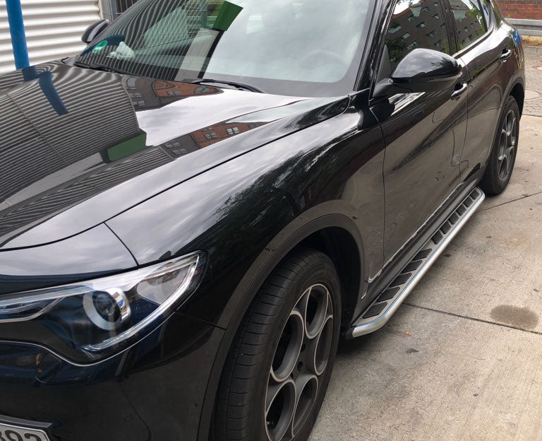 Alfa Romeo Stelvio ab Bj. 17 Trittbretter "Monsoon" - Direct 4x4 Autozubehör