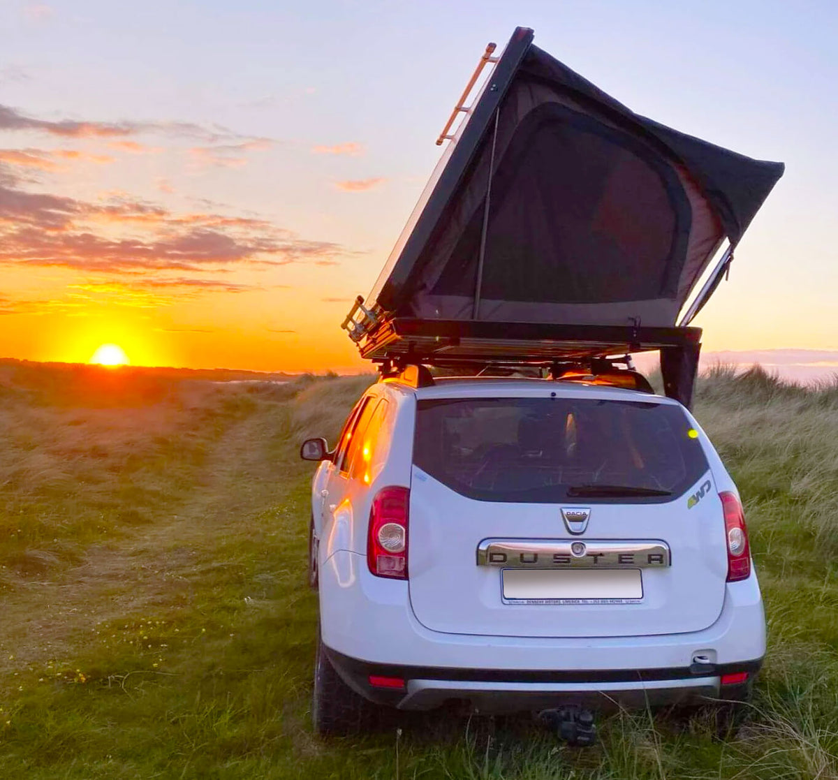 Dachzelt 2 Personen Schalenzelt "Adventure" 225cm x 135cm - Direct 4x4 Autozubehör