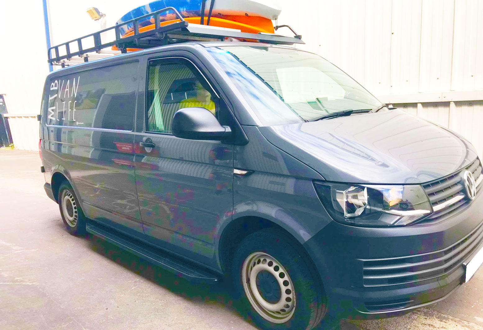 VW T5 Bj. 03-09 KRS Trittbretter "Raptor Schwarz" - Direct 4x4 Autozubehör