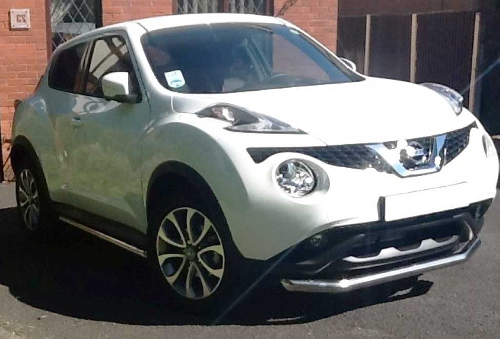 Nissan Juke ab Bj. 10 Edelstahl Schwellerrohre - Direct 4x4 Autozubehör