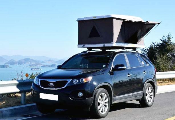 Dachzelt 2-3 Personen Schalenzelt "Columbus" 215cm x 137cm - Direct 4x4 Autozubehör