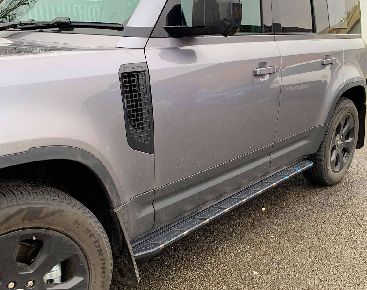 Land Rover Defender 110 ab Bj. 20 Trittbretter "Starlet" - Direct 4x4 Autozubehör