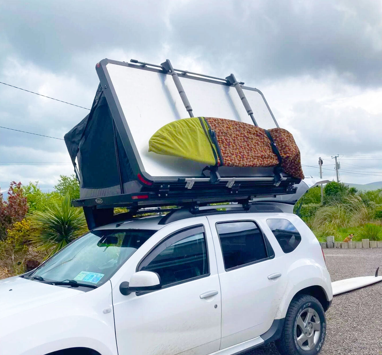 Dachzelt 2 Personen Schalenzelt "Adventure" 225cm x 135cm - Direct 4x4 Autozubehör