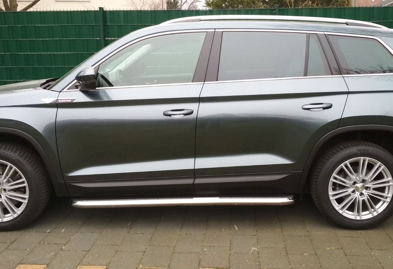 Skoda Kodiaq ab Bj. 17 Trittbretter "Premier" - Direct 4x4 Autozubehör