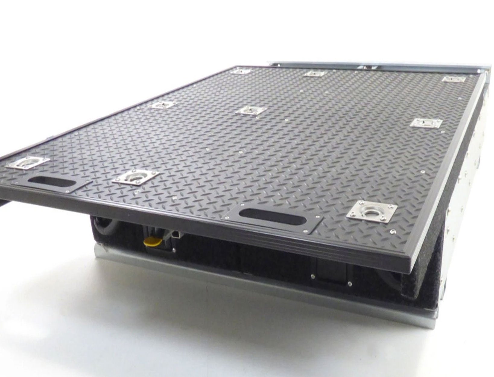 Schubkasten System "TopOne" 130 x 100 x 30cm mit Gummi-Belag - Direct 4x4 Autozubehör