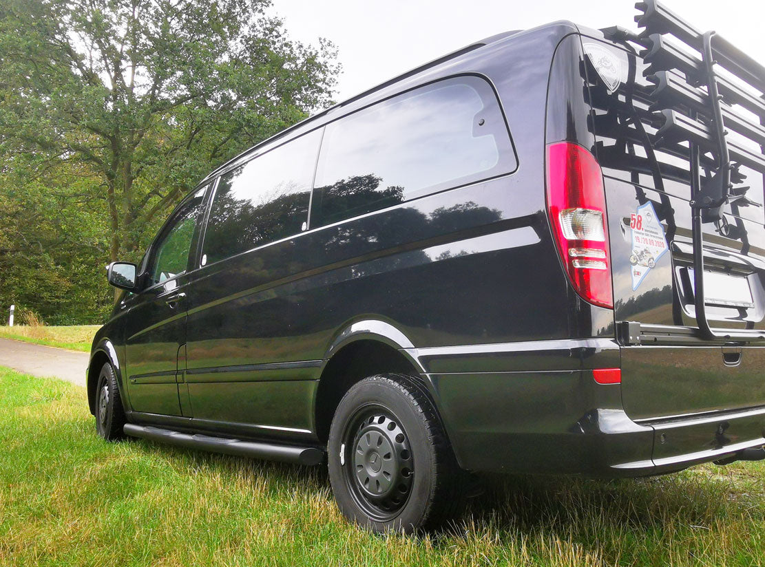 Mercedes Vito Viano Bj. 04-14 Schwarze Schwellerrohre - Direct 4x4 Autozubehör