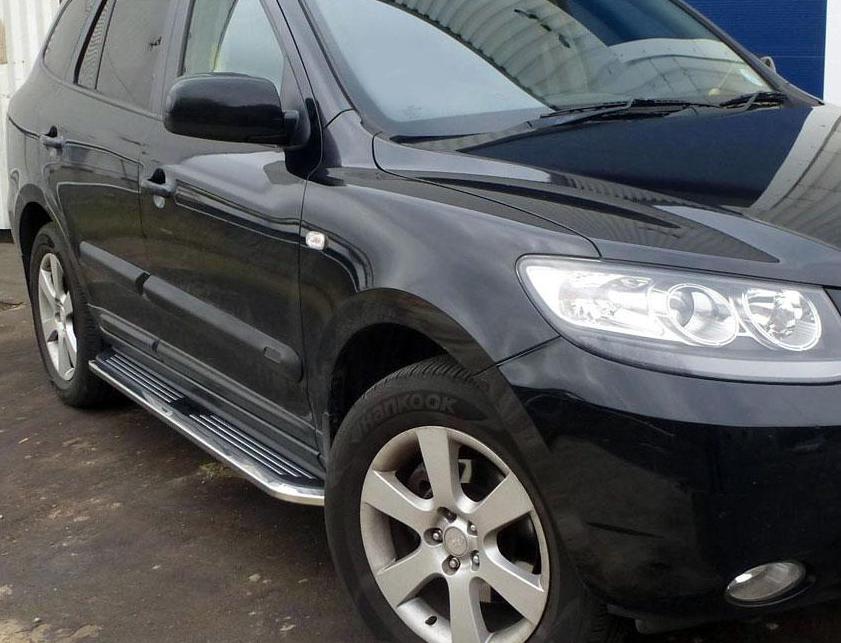 Hyundai Santa Fe Bj.10-12 Trittbretter "Premier" - Direct 4x4 Autozubehör