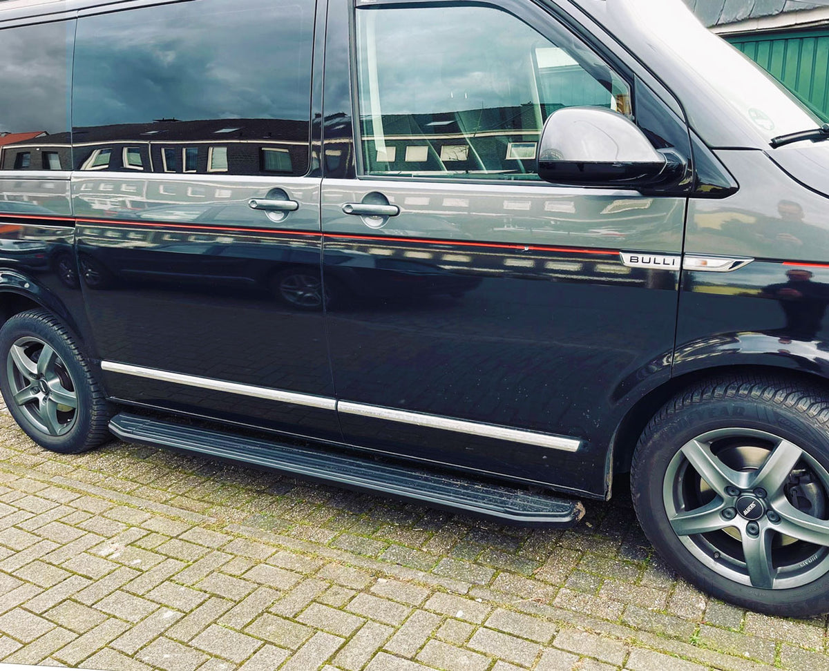 VW T6 ab Bj. 15 KRS Trittbretter "Raptor Schwarz" - Direct 4x4 Autozubehör