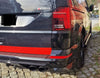 VW T6 ab Bj. 15 Kurzer Radstand schwarze Schwellerrohre mit 45° Enden ohne Stufenpads