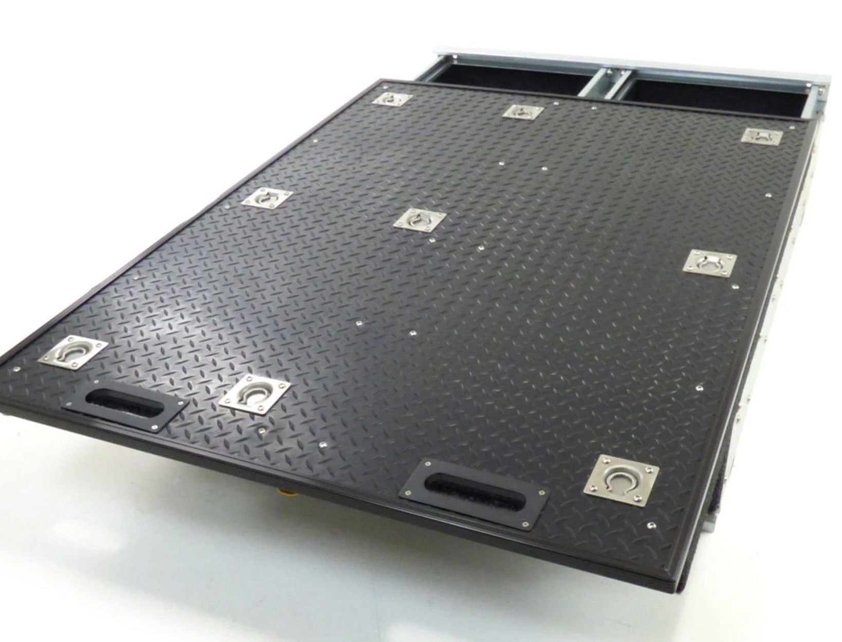 Schubkasten System "TopOne" 130 x 100 x 30cm mit Gummi-Belag - Direct 4x4 Autozubehör