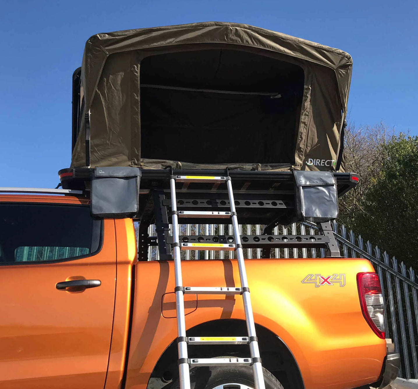 Dachzelt 2 Personen Schalenzelt "Adventure" 225cm x 135cm - Direct 4x4 Autozubehör