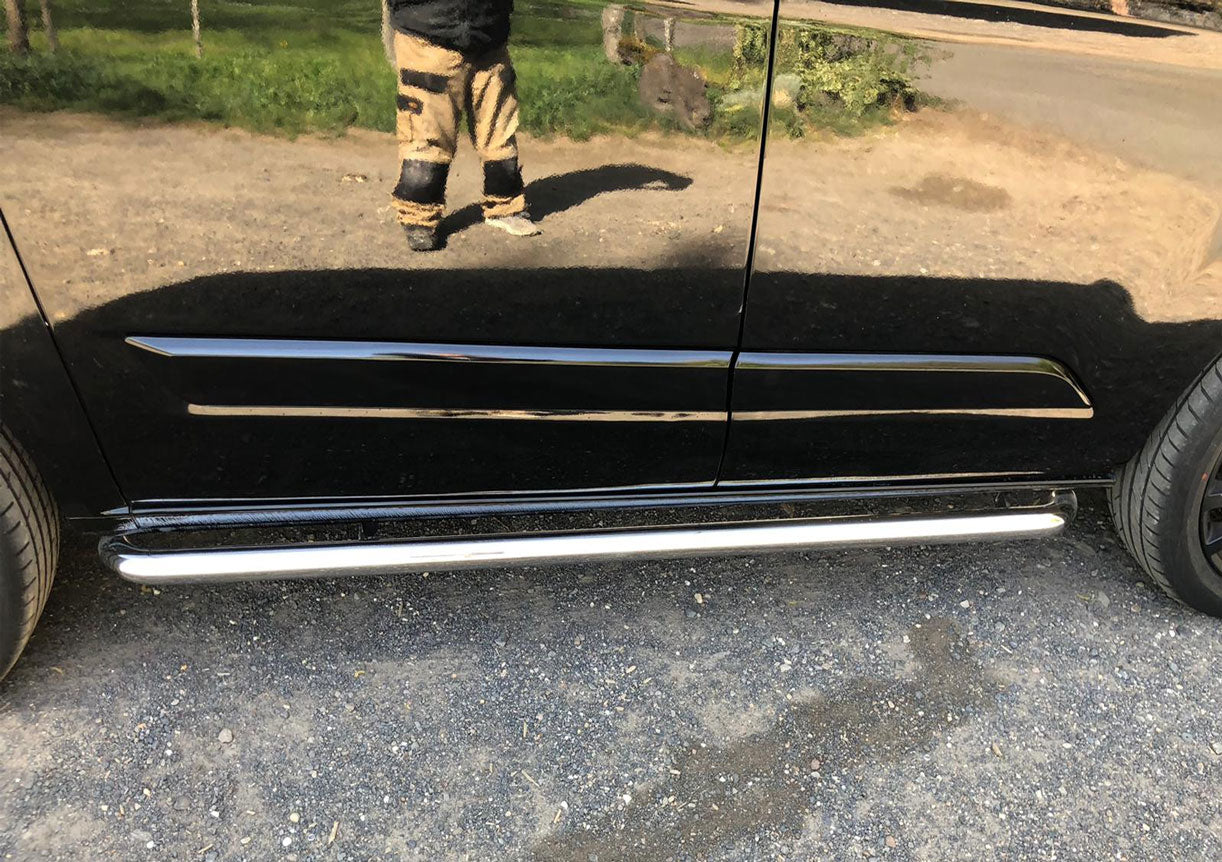 Ford Transit Custom L1 kurzer RS Bj. 13-17 Edelstahl Schwellerrohre - Direct 4x4 Autozubehör