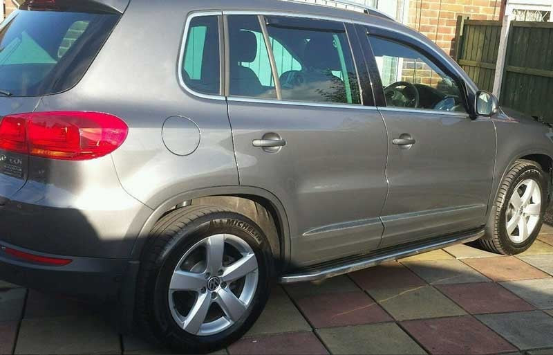 VW Tiguan Bj. 08-12 Trittbretter "Raptor" - Direct 4x4 Autozubehör