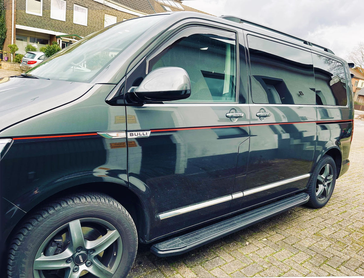 VW T6 ab Bj. 15 KRS Trittbretter "Raptor Schwarz" - Direct 4x4 Autozubehör