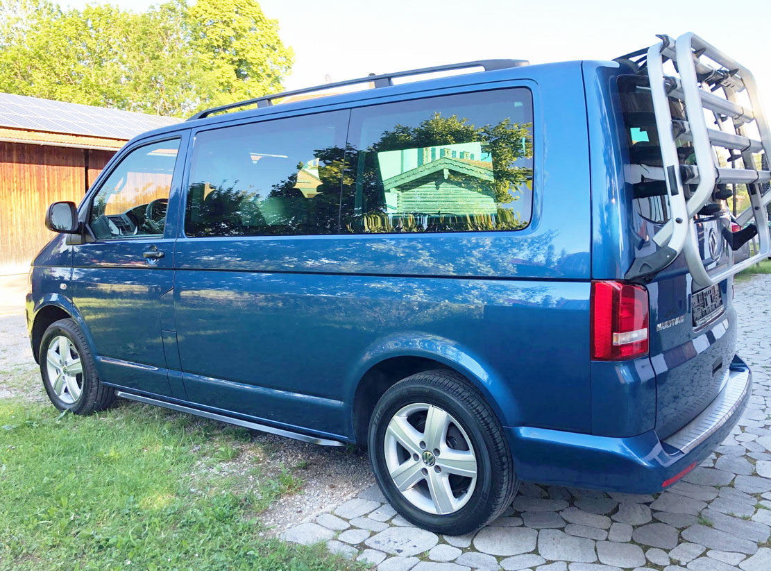 VW T5 Bj. 09-15 Kurzer Radstand OE Style schwarze Schwellerrohre "N-Max" - Direct 4x4 Autozubehör