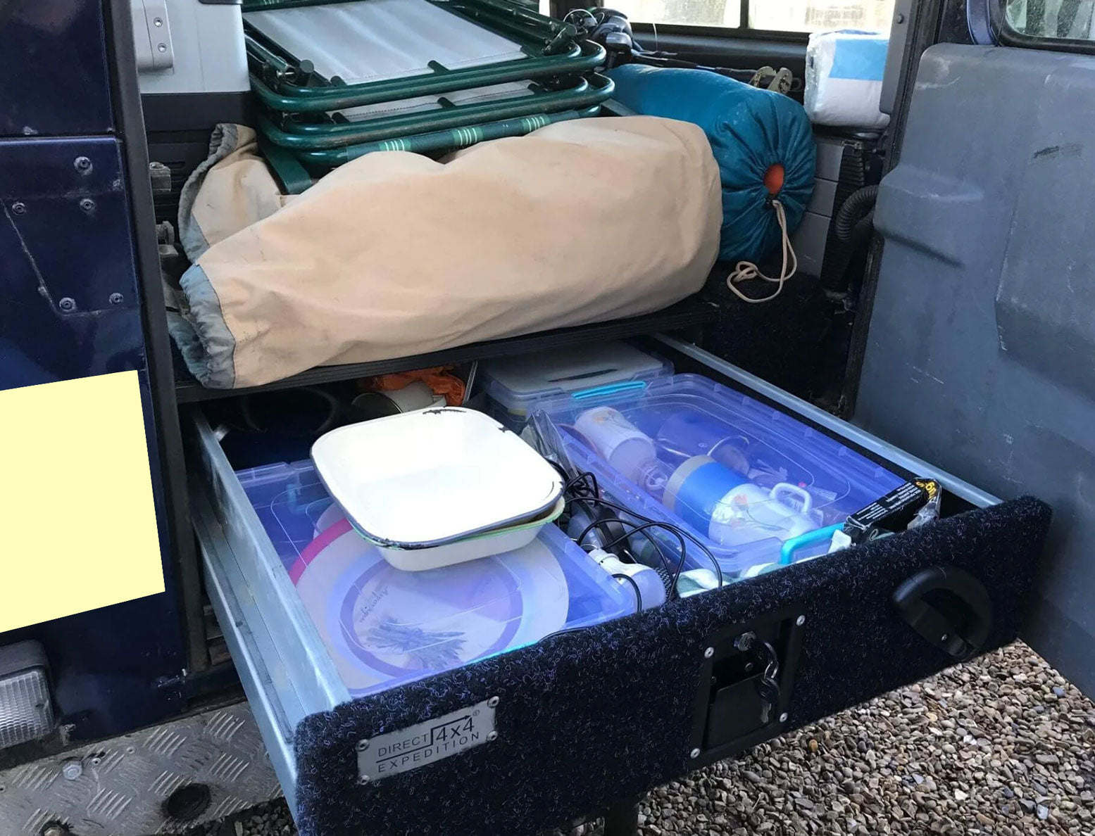 Land Rover Defender Transportsystem "Landi" 100 x 75 x 23cm - Direct 4x4 Autozubehör