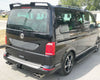 VW T6 ab Bj. 15 Kurzer RS schwarze Schwellerrohre 45° Enden Mit Auftritt - Direct 4x4 Autozubehör