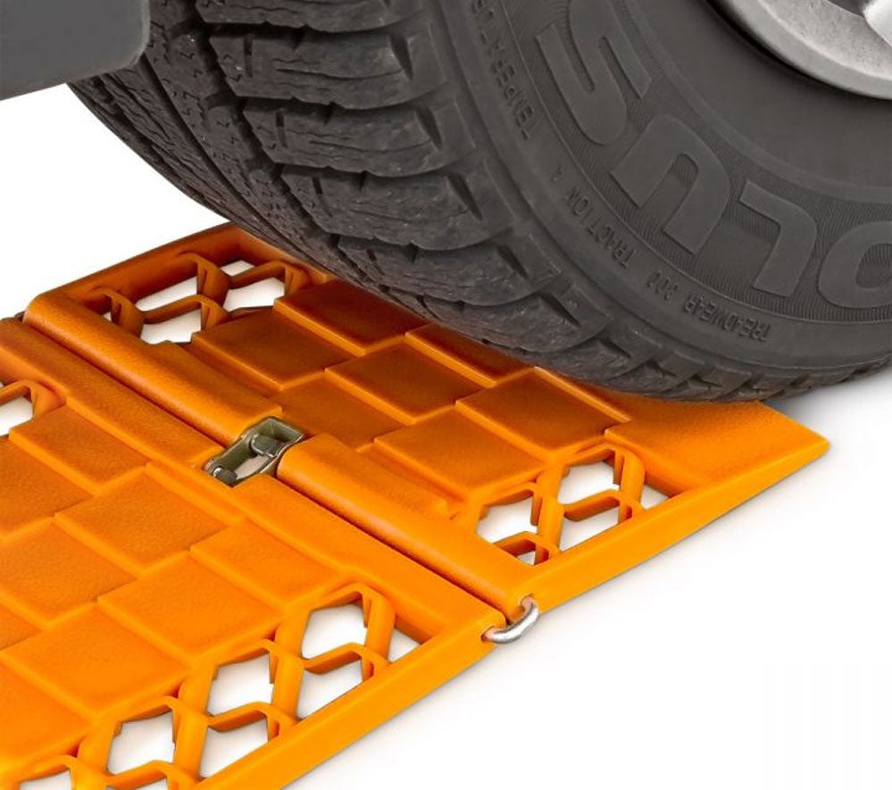 Traktionsmatte Auto Anfahrhilfe Straßenrettungsschienen,  Reifenhaftungshilfe für Pickups, Schnee, Eis, Schlamm und Sand, verwendet  für Autos