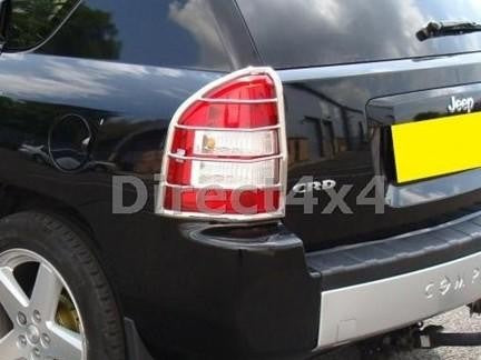 Jeep Compass bis Bj. 11 Edelstahl Rücklicht-Gitter - Direct 4x4 Autozubehör