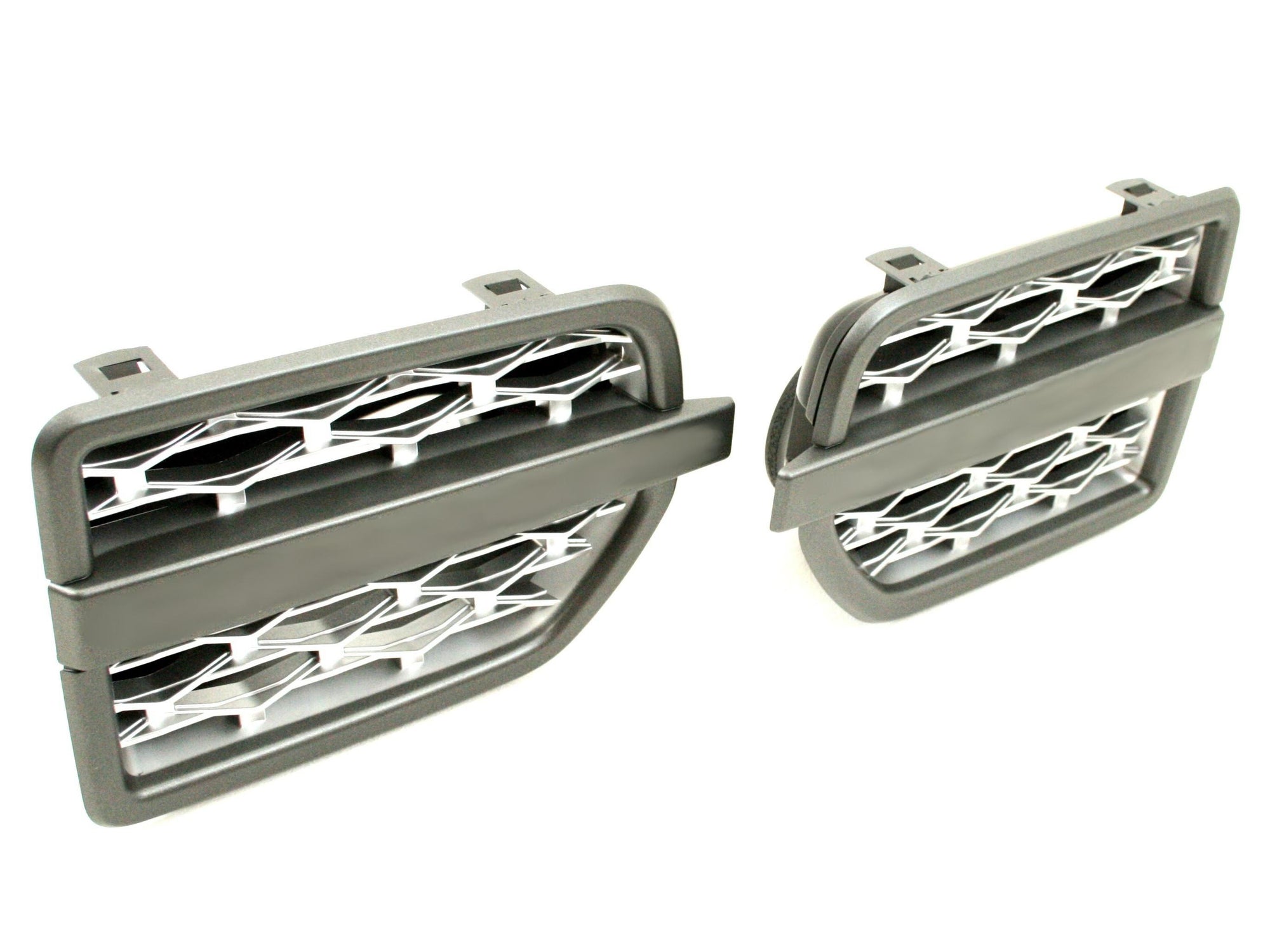 Land Rover Discovery 4 Seitliche Luftgitter Grau / Silber - Direct 4x4 Autozubehör