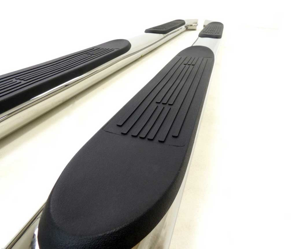 Nissan Navara NP300 Double Cab ab Bj. 15 Edelstahl Schwellerrohre 100mm - Direct 4x4 Autozubehör