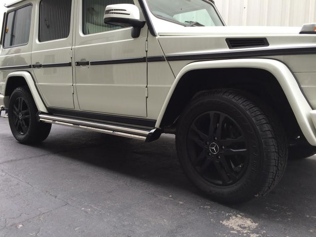 Mercedes G-Klasse Edelstahl Trittbretter "OE Style" - Direct 4x4 Autozubehör